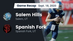Recap: Salem Hills  vs. Spanish Fork  2020