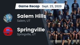 Recap: Salem Hills  vs. Springville  2020