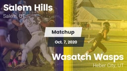 Matchup: Salem Hills High vs. Wasatch Wasps 2020