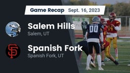 Recap: Salem Hills  vs. Spanish Fork  2023