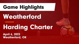 Weatherford  vs Harding Charter Game Highlights - April 6, 2023
