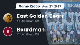 Recap: East  Golden Bears vs. Boardman  2017