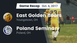 Recap: East  Golden Bears vs. Poland Seminary  2017