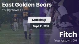 Matchup: East  vs. Fitch  2018