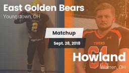 Matchup: East  vs. Howland  2018