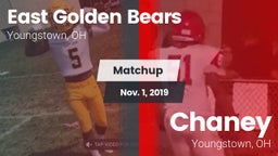 Matchup: East  vs. Chaney  2019
