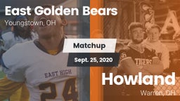 Matchup: East  vs. Howland  2020