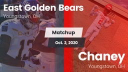 Matchup: East  vs. Chaney  2020