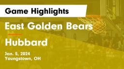 East  Golden Bears vs Hubbard  Game Highlights - Jan. 5, 2024