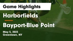 Harborfields  vs Bayport-Blue Point  Game Highlights - May 5, 2023