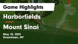 Harborfields  vs Mount Sinai  Game Highlights - May 10, 2023