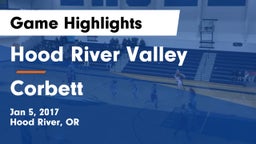Hood River Valley  vs Corbett  Game Highlights - Jan 5, 2017