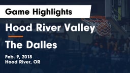 Hood River Valley  vs The Dalles  Game Highlights - Feb. 9, 2018
