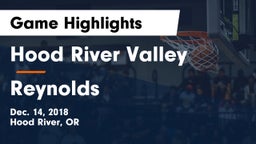 Hood River Valley  vs Reynolds  Game Highlights - Dec. 14, 2018