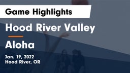 Hood River Valley  vs Aloha  Game Highlights - Jan. 19, 2022
