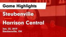 Steubenville  vs Harrison Central  Game Highlights - Jan. 23, 2019