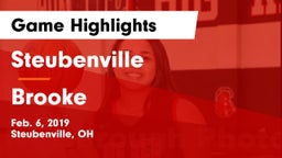Steubenville  vs Brooke  Game Highlights - Feb. 6, 2019