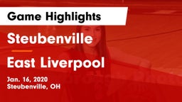 Steubenville  vs East Liverpool  Game Highlights - Jan. 16, 2020