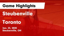 Steubenville  vs Toronto Game Highlights - Jan. 23, 2020