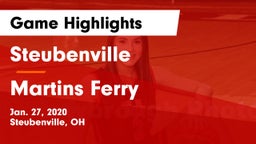 Steubenville  vs Martins Ferry  Game Highlights - Jan. 27, 2020