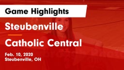 Steubenville  vs Catholic Central  Game Highlights - Feb. 10, 2020