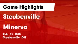 Steubenville  vs Minerva  Game Highlights - Feb. 15, 2020