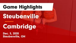 Steubenville  vs Cambridge  Game Highlights - Dec. 3, 2020