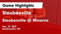 Steubenville  vs Steubenville @ Minerva Game Highlights - Dec. 23, 2020