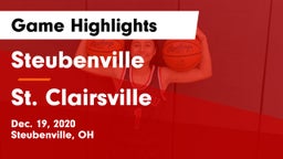 Steubenville  vs St. Clairsville  Game Highlights - Dec. 19, 2020