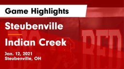 Steubenville  vs Indian Creek  Game Highlights - Jan. 12, 2021
