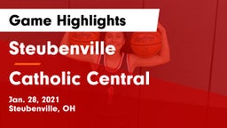 Steubenville  vs Catholic Central  Game Highlights - Jan. 28, 2021