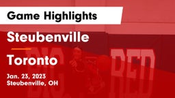 Steubenville  vs Toronto Game Highlights - Jan. 23, 2023