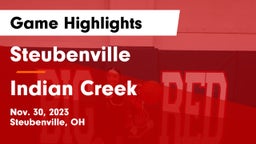 Steubenville  vs Indian Creek  Game Highlights - Nov. 30, 2023
