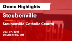 Steubenville  vs Steubenville Catholic Central  Game Highlights - Dec. 27, 2023
