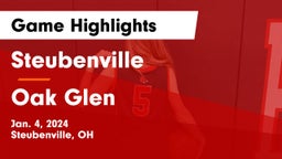 Steubenville  vs Oak Glen  Game Highlights - Jan. 4, 2024