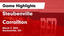 Steubenville  vs Carrollton  Game Highlights - March 2, 2024