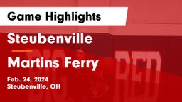 Steubenville  vs Martins Ferry  Game Highlights - Feb. 24, 2024