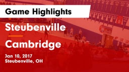 Steubenville  vs Cambridge  Game Highlights - Jan 10, 2017