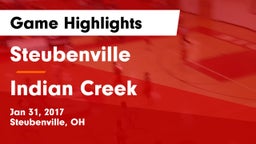 Steubenville  vs Indian Creek  Game Highlights - Jan 31, 2017