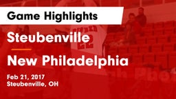 Steubenville  vs New Philadelphia  Game Highlights - Feb 21, 2017