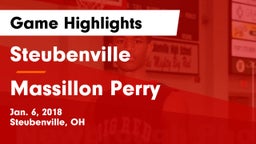 Steubenville  vs Massillon Perry Game Highlights - Jan. 6, 2018