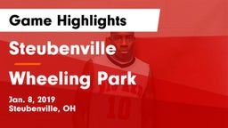 Steubenville  vs Wheeling Park Game Highlights - Jan. 8, 2019