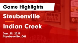 Steubenville  vs Indian Creek Game Highlights - Jan. 29, 2019