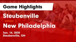 Steubenville  vs New Philadelphia  Game Highlights - Jan. 14, 2020