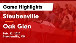 Steubenville  vs Oak Glen  Game Highlights - Feb. 12, 2020