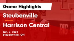 Steubenville  vs Harrison Central  Game Highlights - Jan. 7, 2021