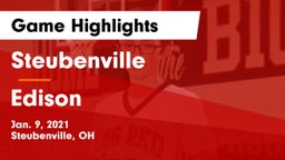 Steubenville  vs Edison  Game Highlights - Jan. 9, 2021