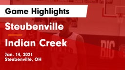 Steubenville  vs Indian Creek  Game Highlights - Jan. 14, 2021