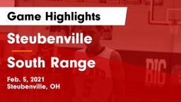 Steubenville  vs South Range Game Highlights - Feb. 5, 2021