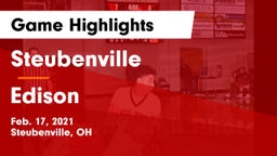 Steubenville  vs Edison  Game Highlights - Feb. 17, 2021